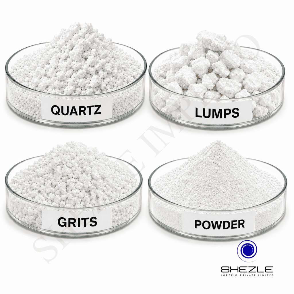 Quartz Grits, Powder & Lumps
